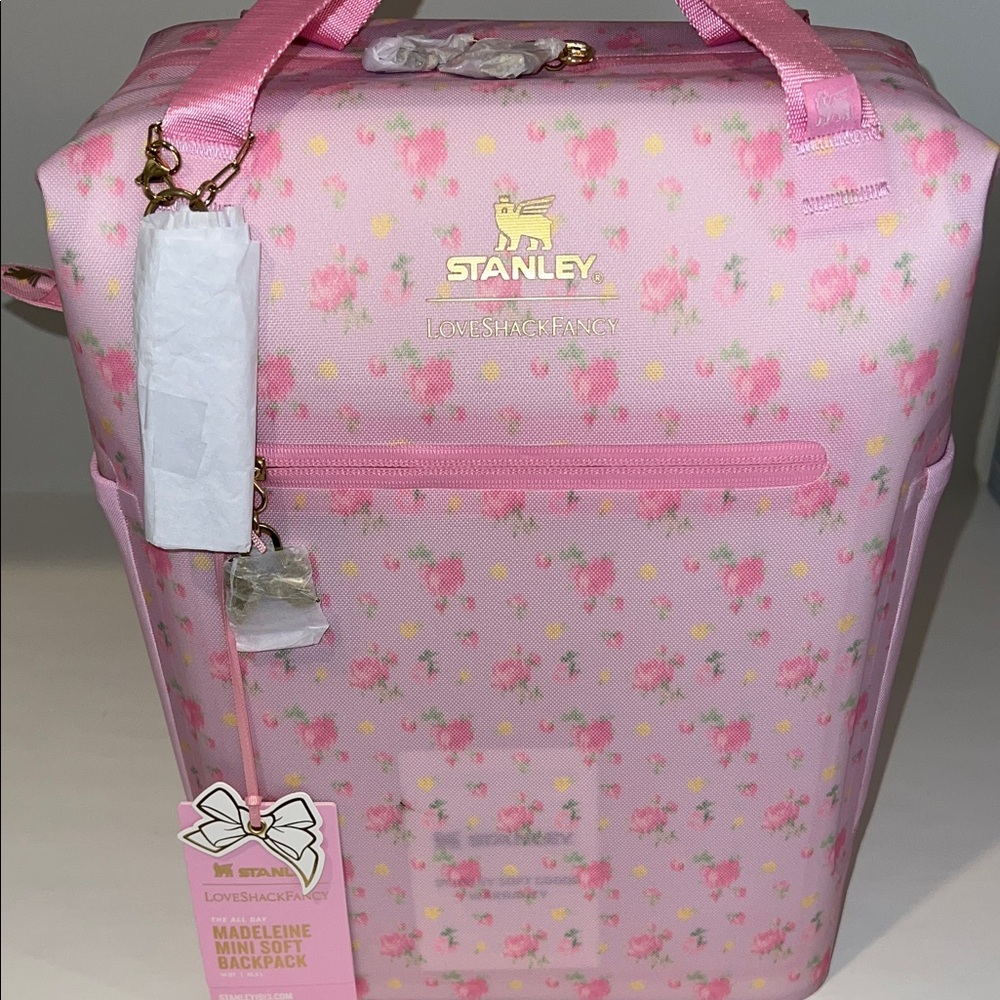 STANLEY LOVESHACKFANCY ALL DAY MINI COOLER BACKPACK 🎀💖🎀💖🎀💖🎀💖